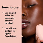 Halo Glow Angled Silicone Face Sponge